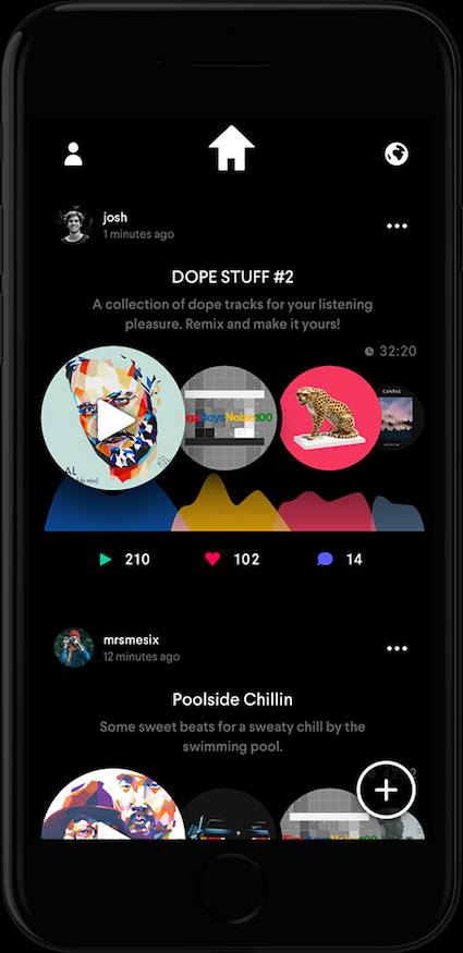 Pacemaker DJ Mixes with Spotify for iPhone
